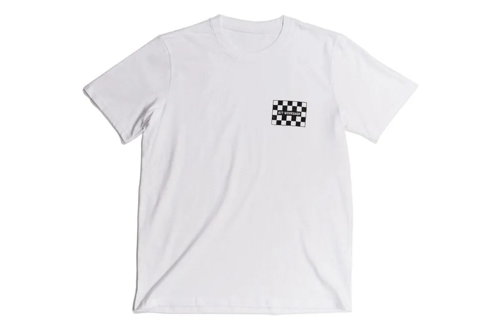 #182 - Men’s T-Shirt 877 Workshop Checkered Flag