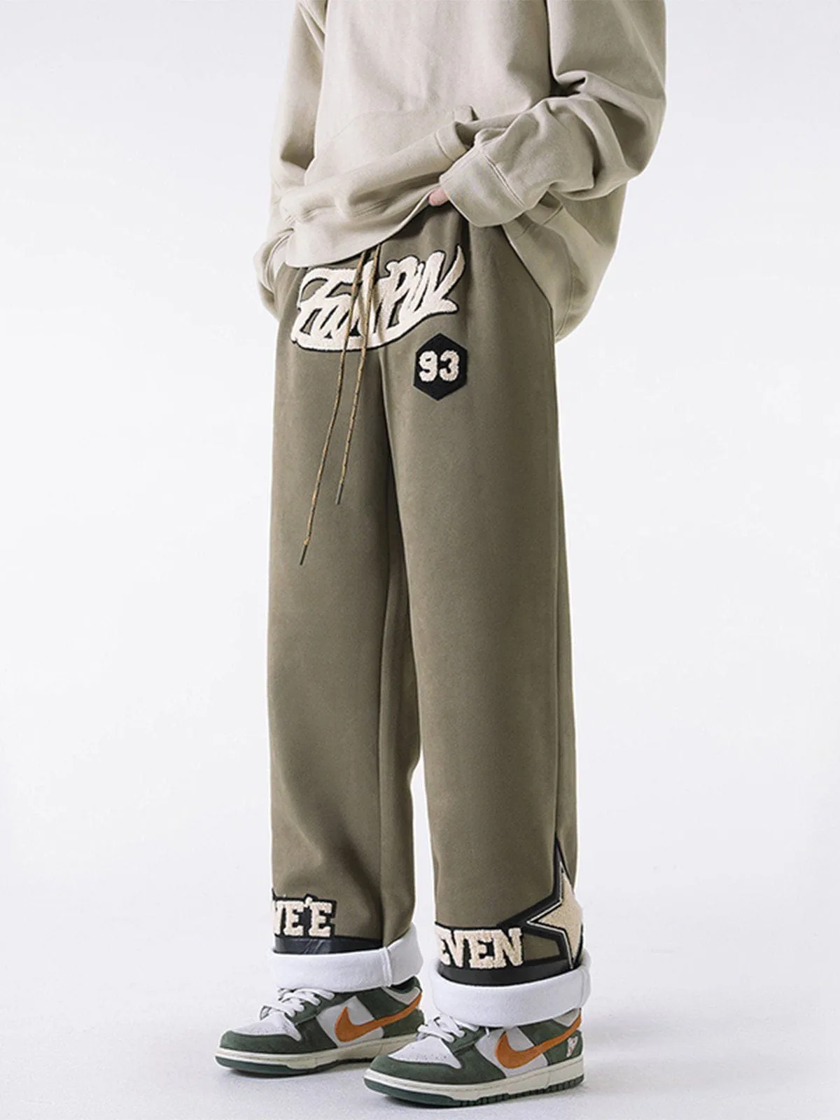 AlanBalen® - Fleece Suede Sweatpants