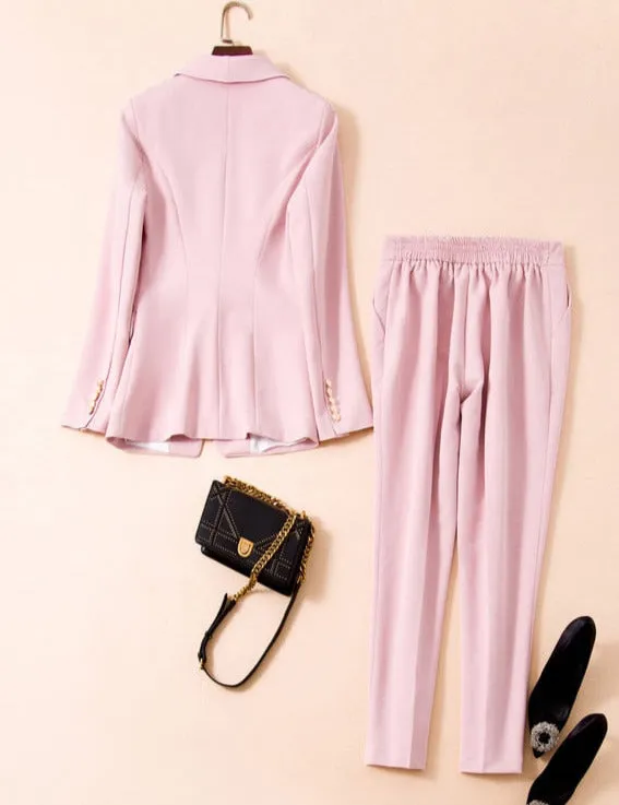 ALESSANDRA PINK PANTALON SUIT