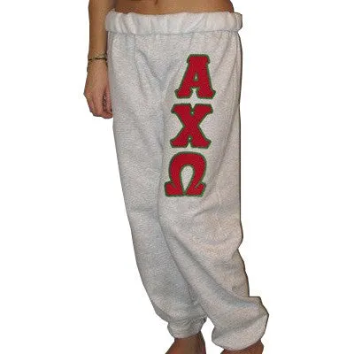 Alpha Chi Omega Sorority Sweatpants - TWILL