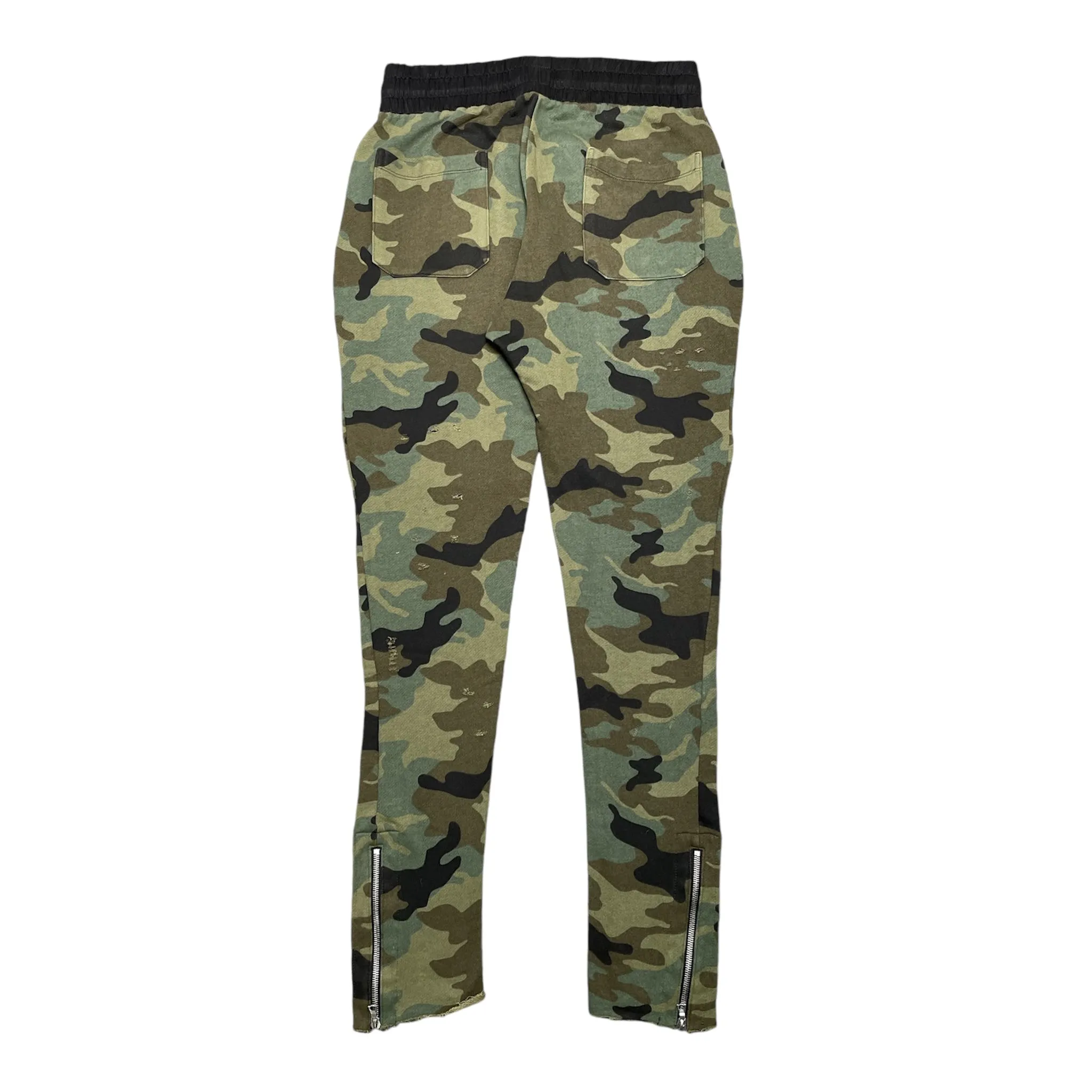 Amiri MX1 Leather Patch Sweatpants Camo