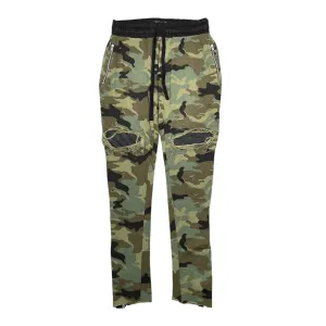 Amiri MX1 Leather Patch Sweatpants Camo