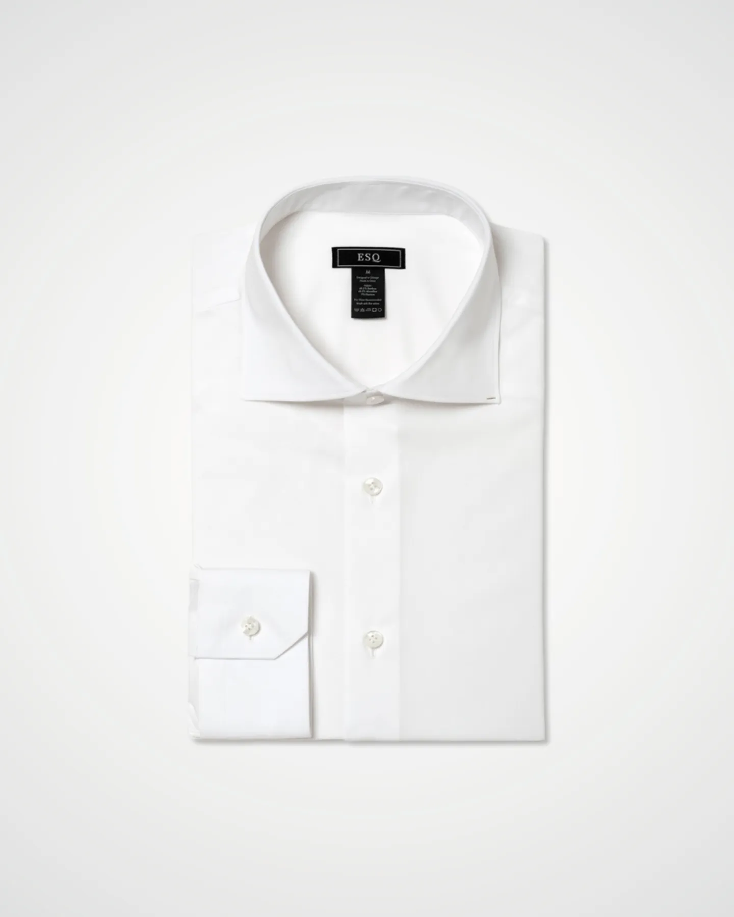 Angelo Bamboo White Shirt ORIGINAL SLIM/REG SIZING