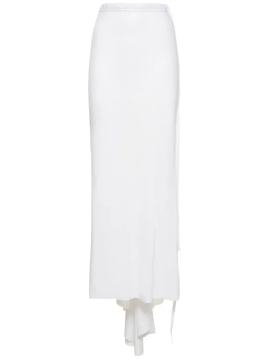 Ann Demeulemeester   Vittoria cotton jersey long flared skirt 