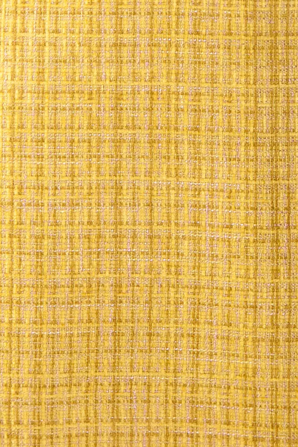 Aroubel | Short Yellow Tweed Skirt