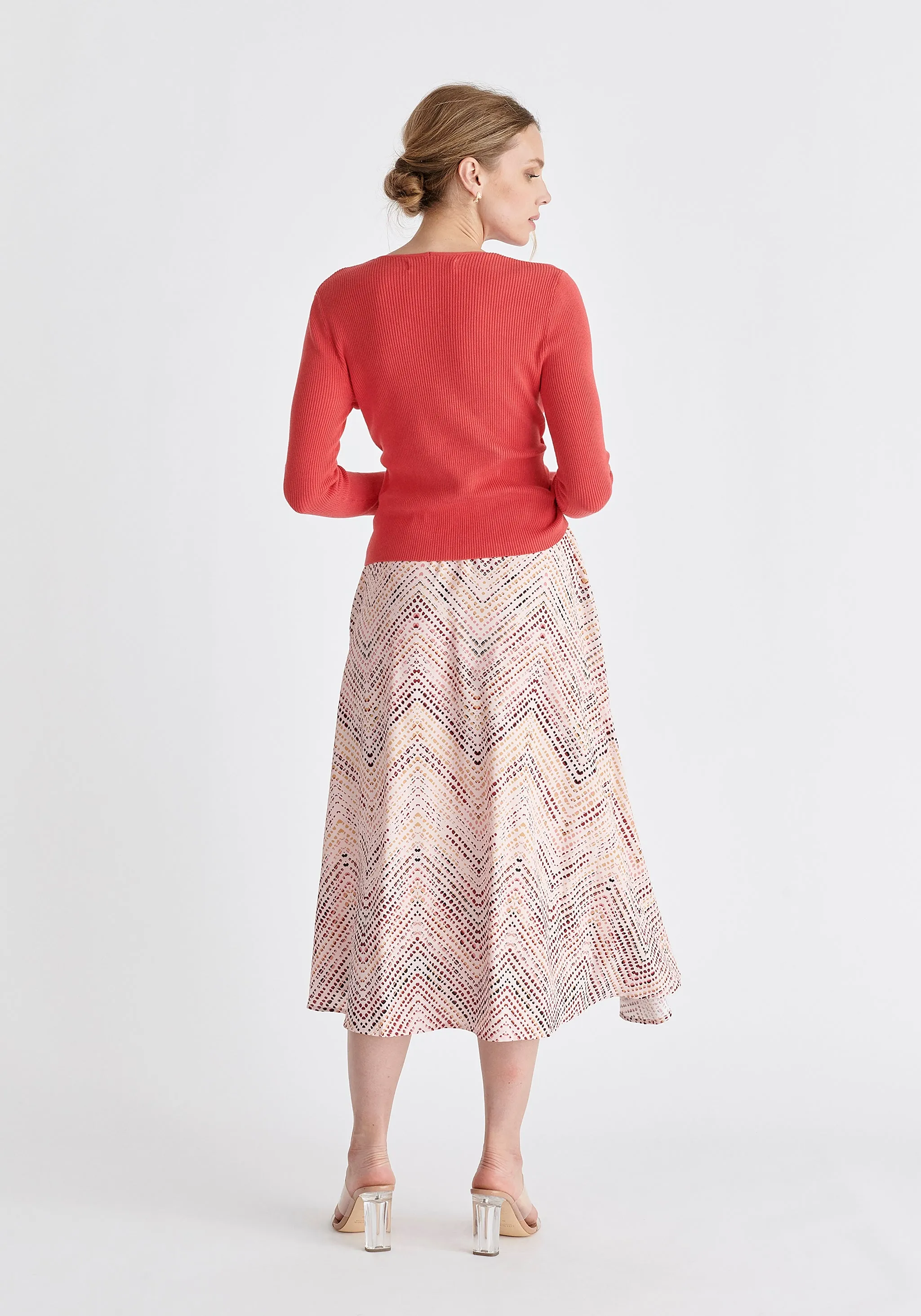 Asymmetric Hem Skirt