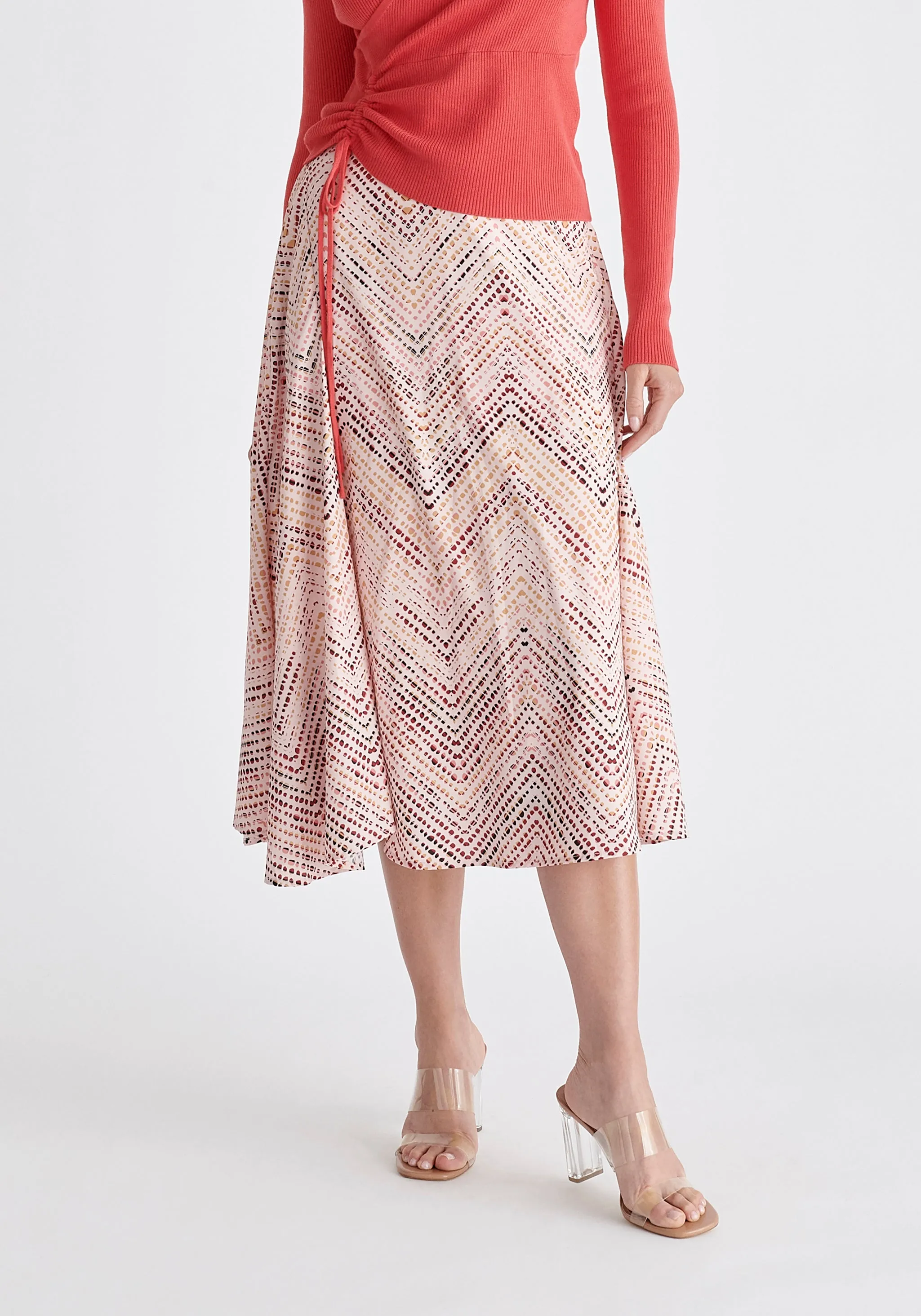 Asymmetric Hem Skirt