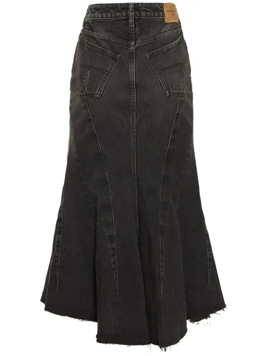 Balenciaga   Organic Japanese denim mermaid skirt 