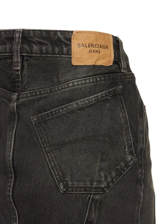 Balenciaga   Organic Japanese denim mermaid skirt 