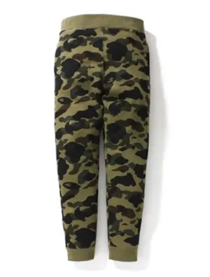 BAPE 1ST CAMO SLIM SWEATPANTS GREEN