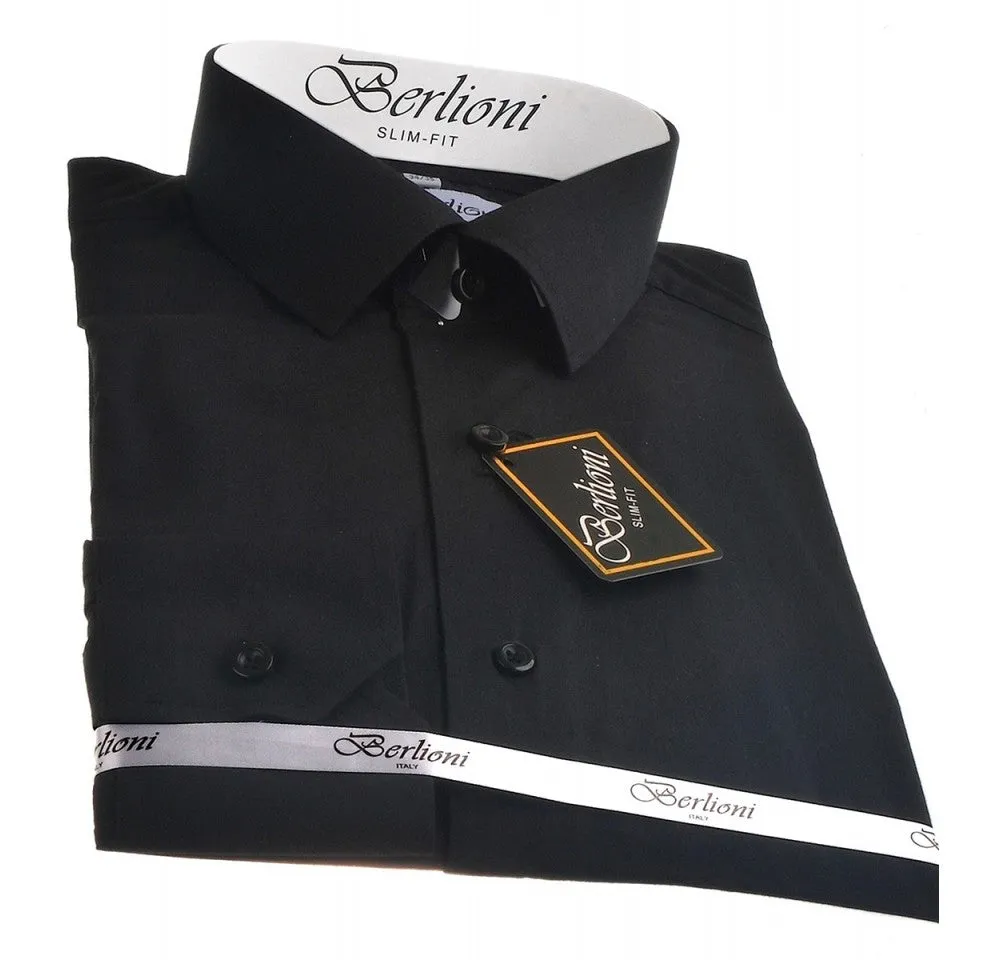 Berlioni Slim Fit Solid Shirt 155304