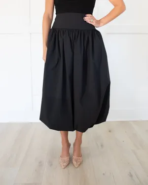 Black Bubble Skirt