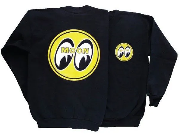 Black Jumper With Moon Logo MNSM060BKX