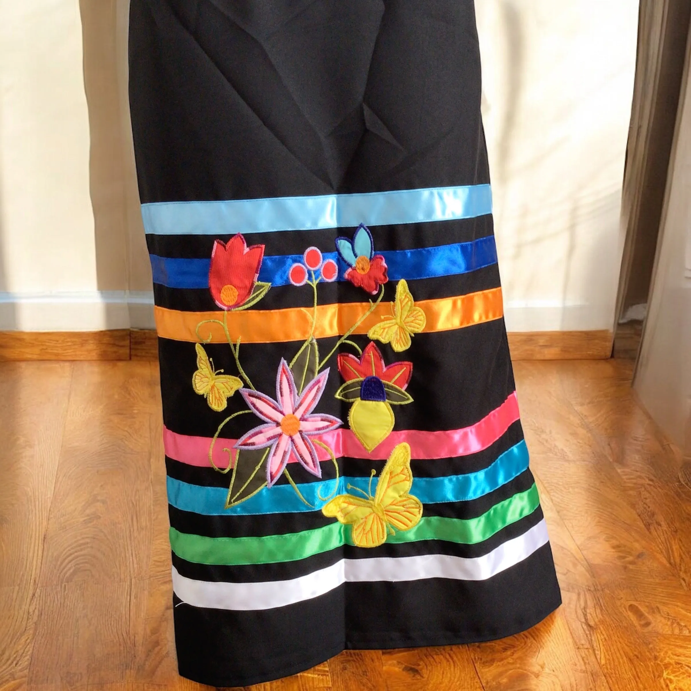 Black Ribbon Skirt( black butterfly)