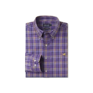 Bristol Performance Plaid Dress Shirt