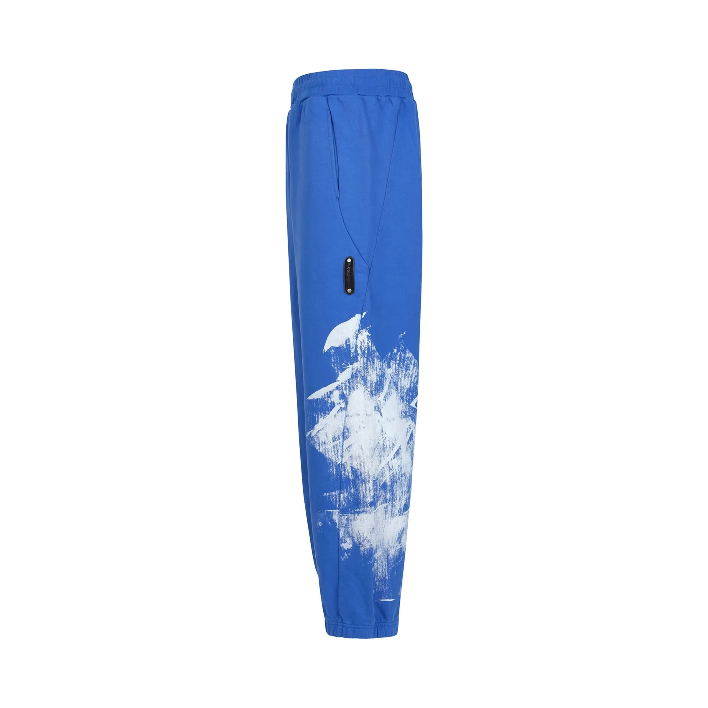 Brushstroke Sweatpant in Volt Blue