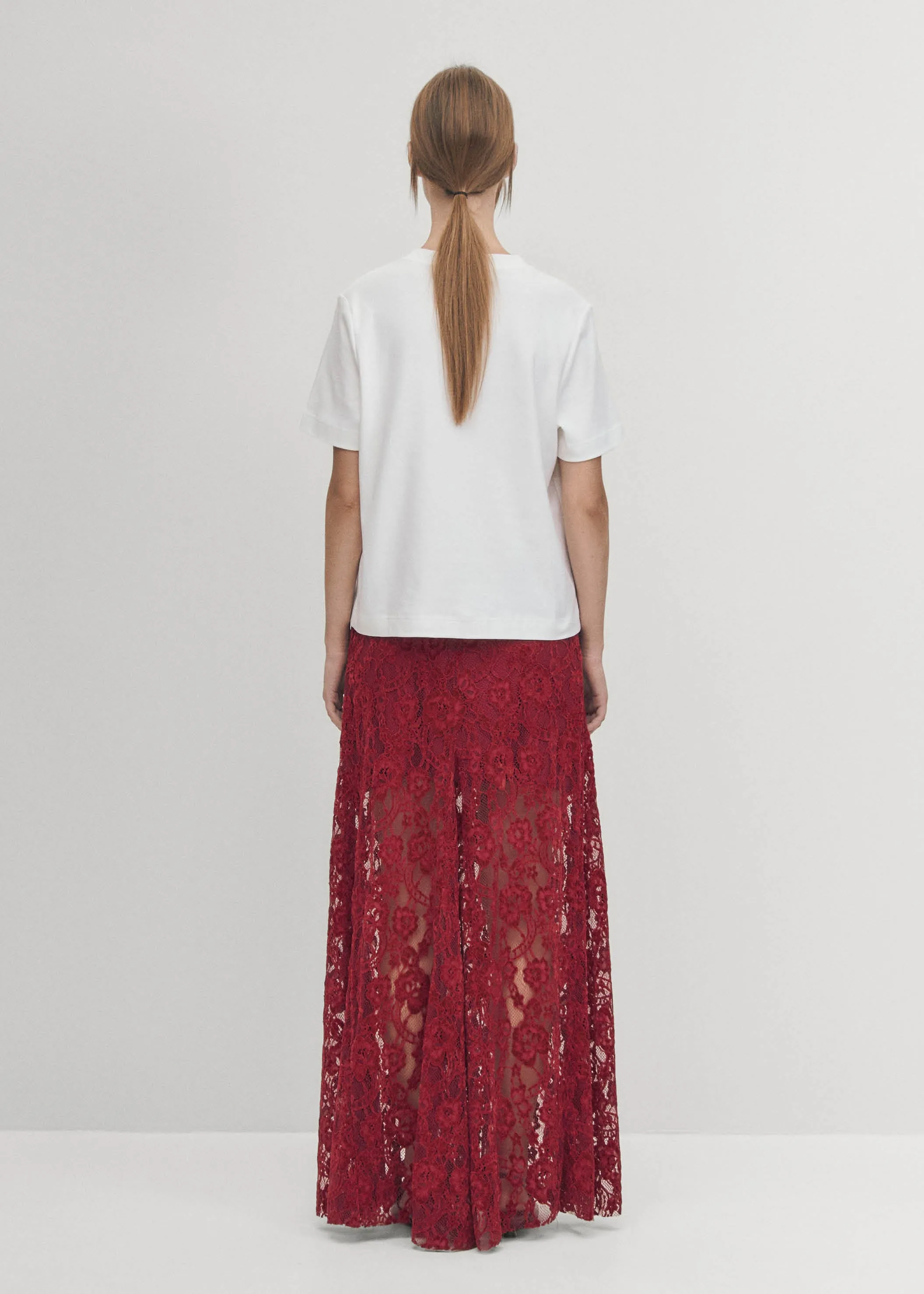 Bundi Lace Wine Skirt