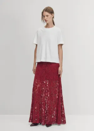 Bundi Lace Wine Skirt