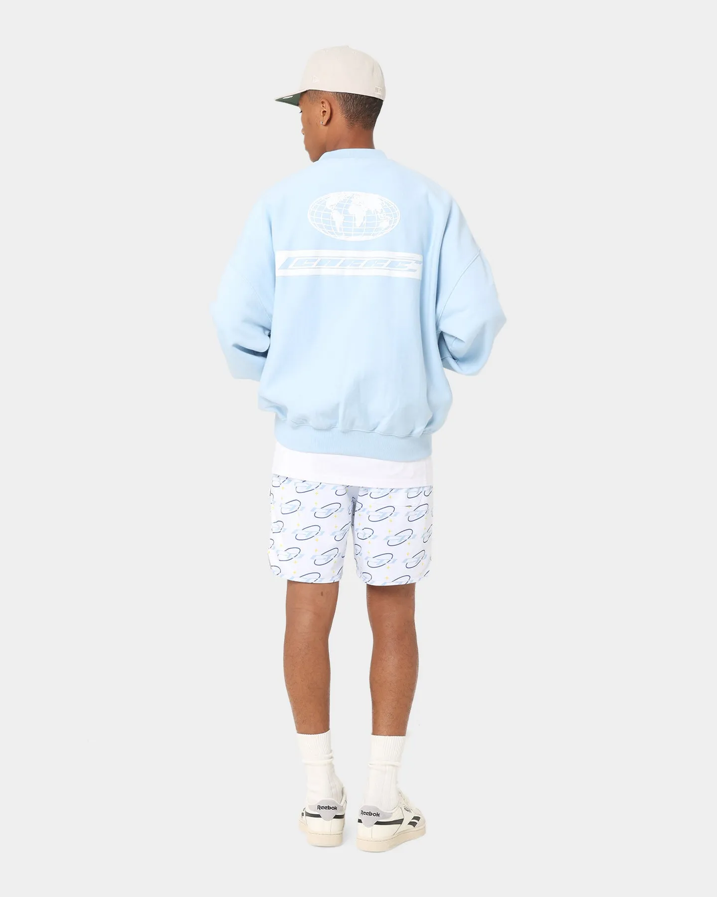 Carré CP Global Oversized Crewneck Light Blue