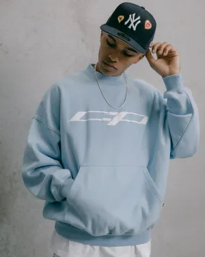 Carré CP Global Oversized Crewneck Light Blue