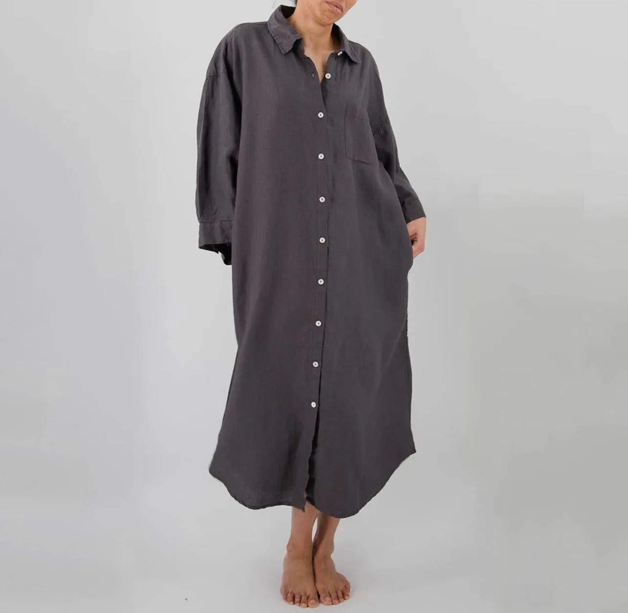 CC Linen Shirt dress