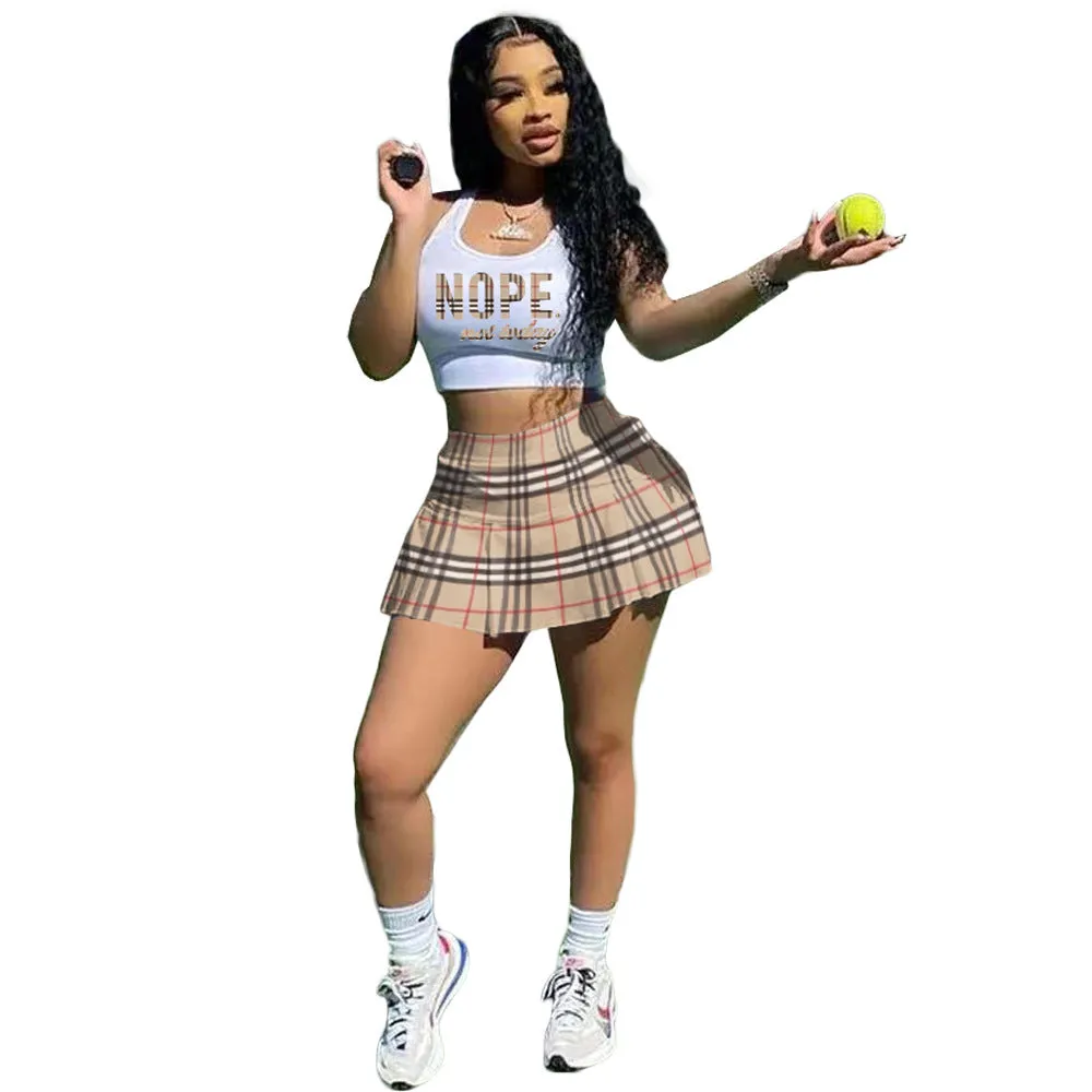 Cheerleader Tennis Skirt Set