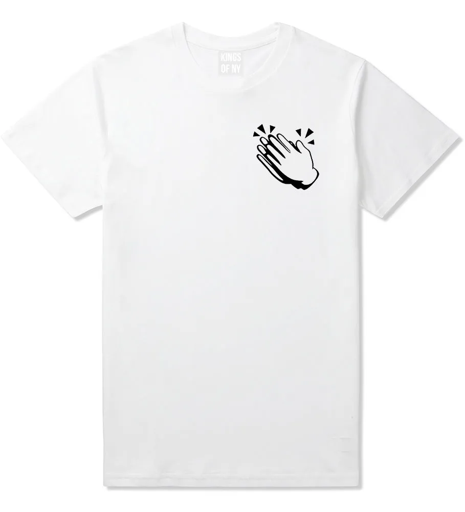 Clapping Hands Chest Mens T-Shirt