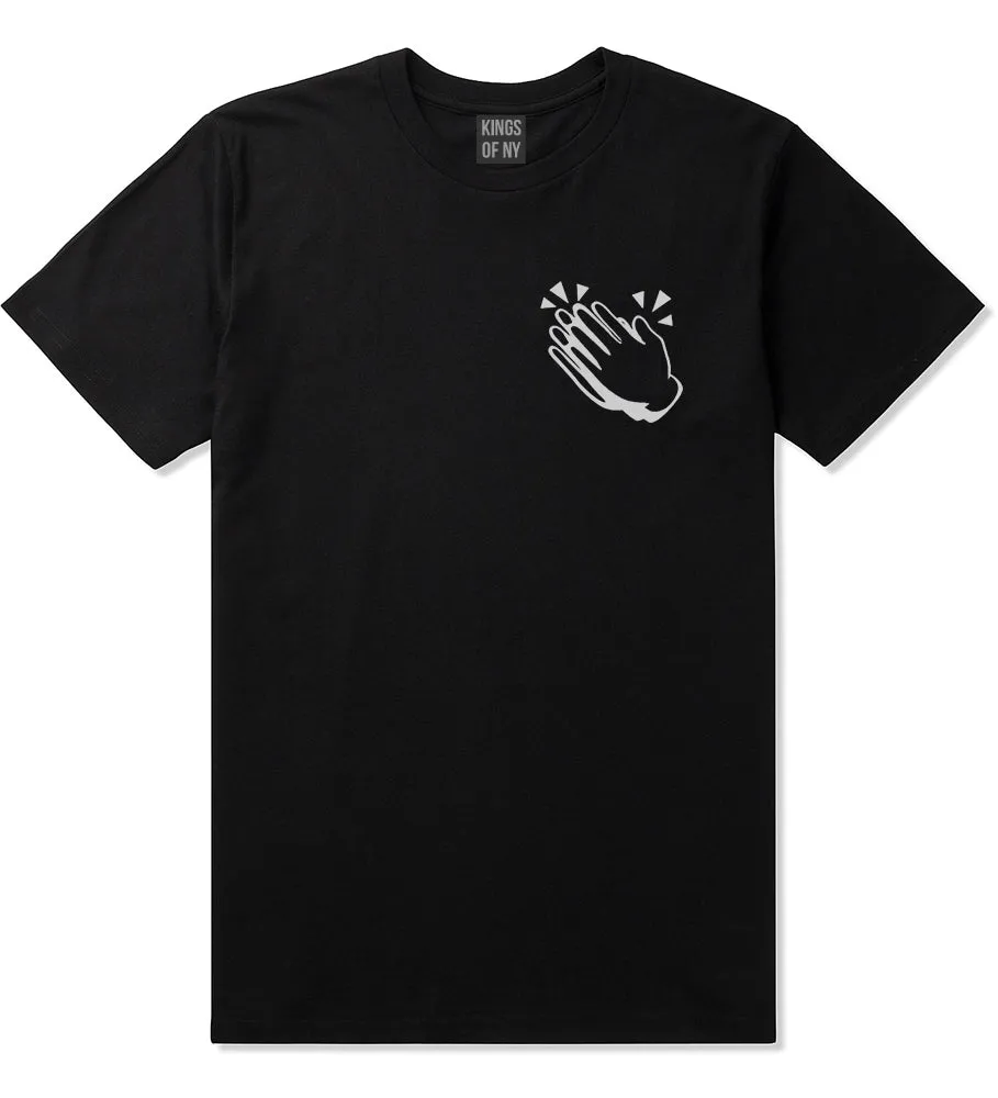 Clapping Hands Chest Mens T-Shirt