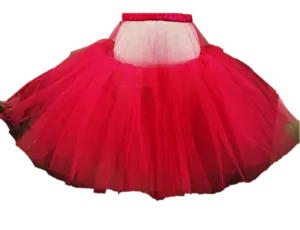 【CLASSIC】TULLE SKIRT - Red