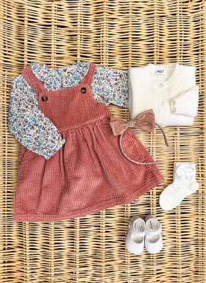 Corduroy Skirt Overall