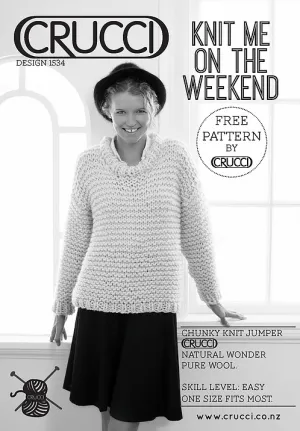 CRUCCI KNIT ME ON THE WEEKEND DIGITAL DOWNLOAD