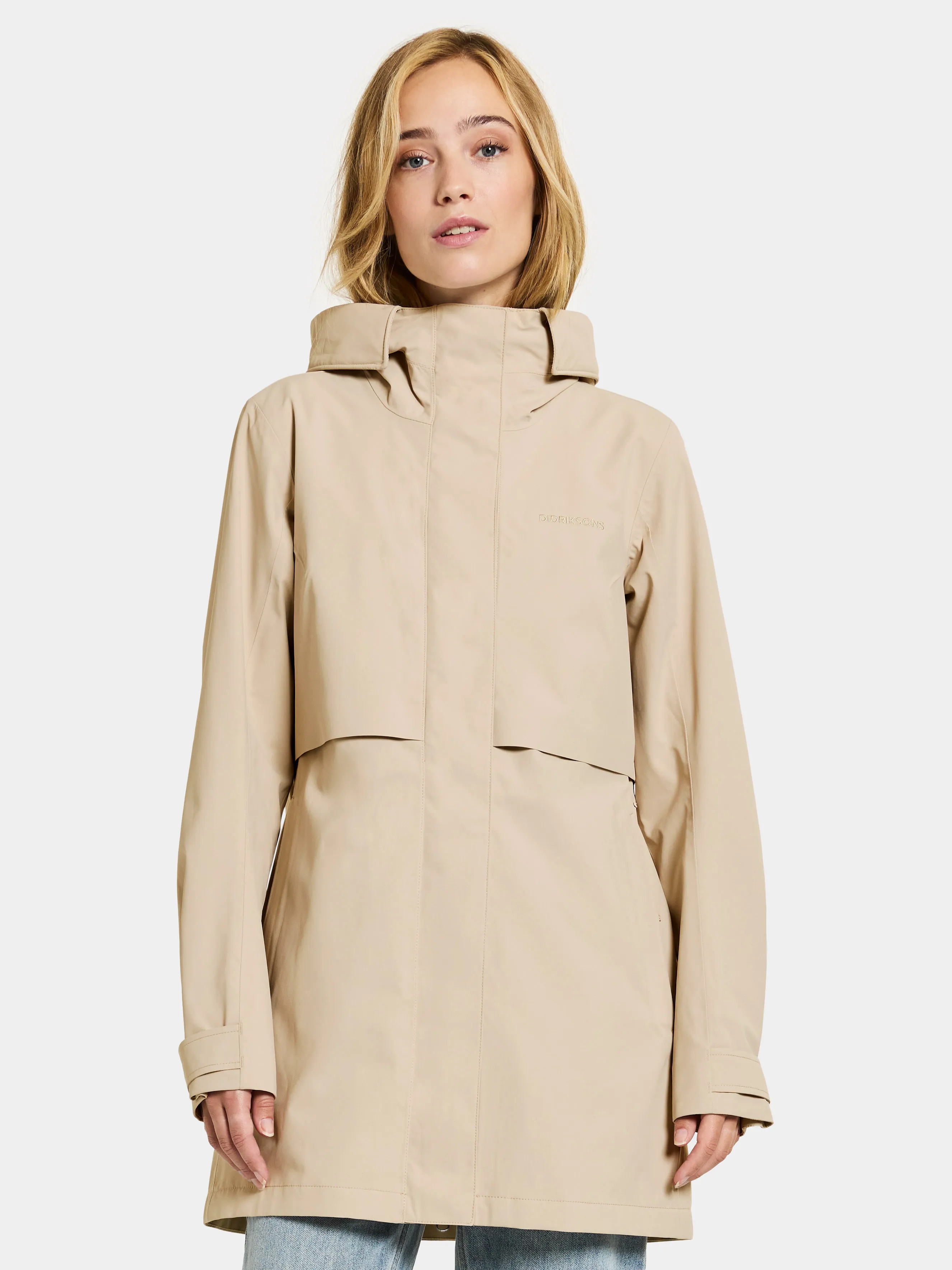 Didriksons Women&#x27;s Edith Parka Clay Beige | Buy Didriksons Women&#x27;s Edith Parka Clay Beige here | Outnorth