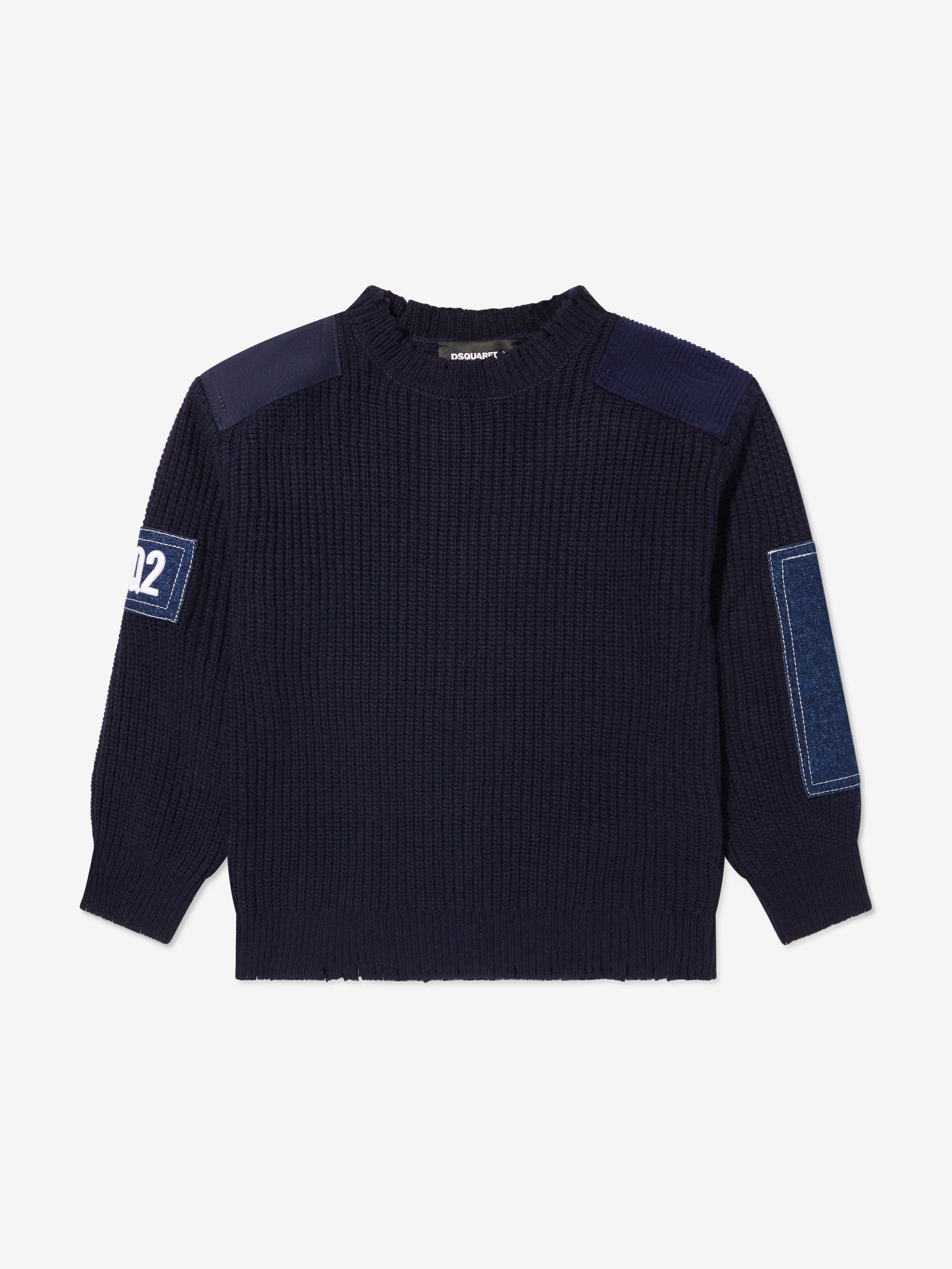 Dsquared2 Boys Arm Badge Knited Jumper