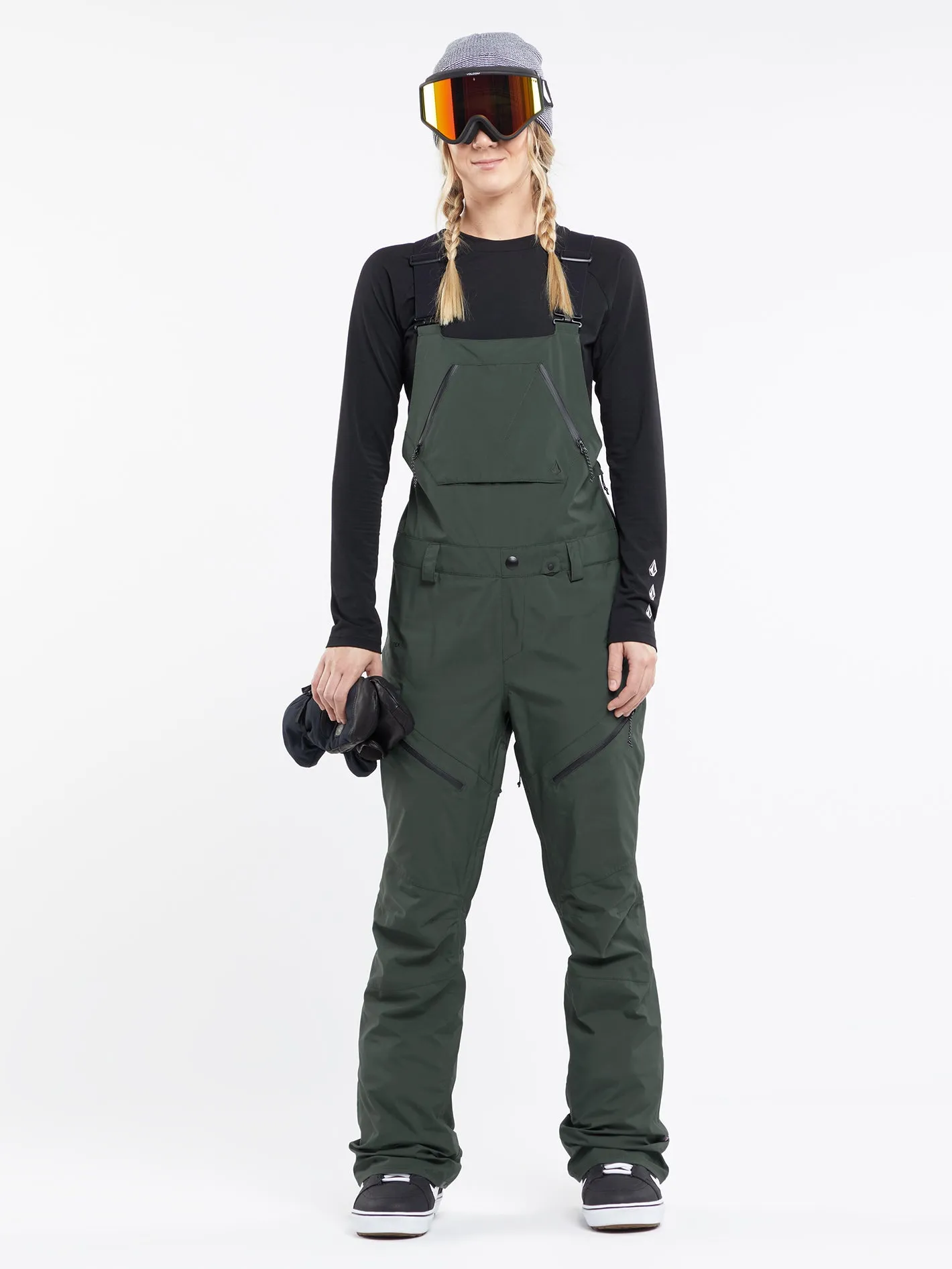 Elm Stretch Gore-Tex Bib Overall - EUCALYPTUS