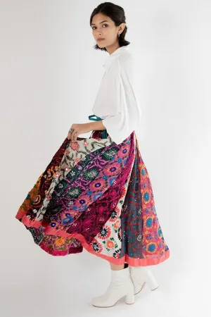 EMBROIDERED SKIRT LOUISE