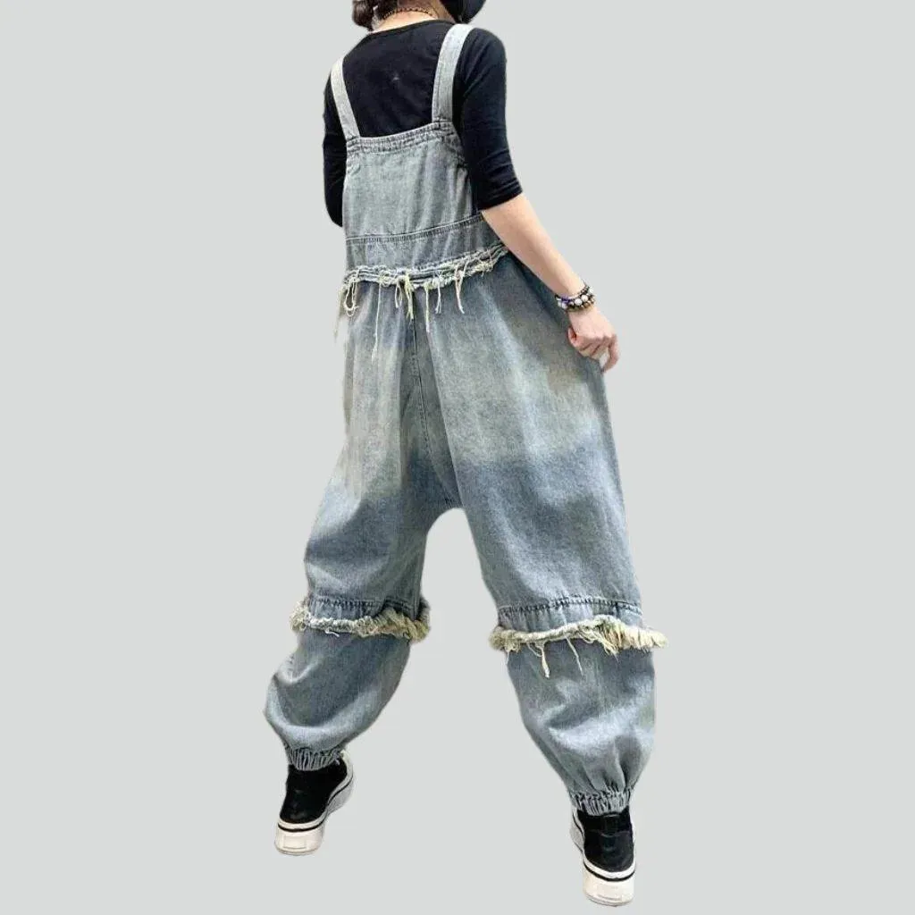 Fashion women's jean overall