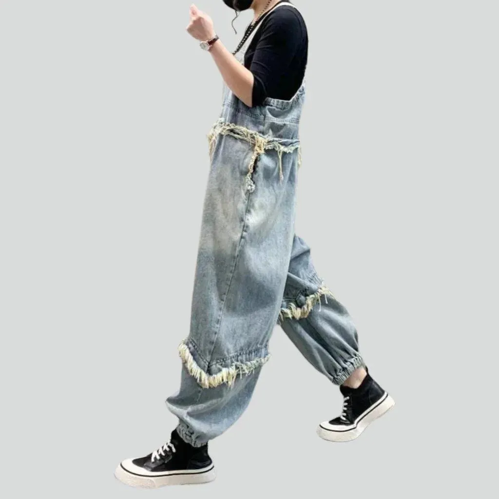 Fashion women's jean overall