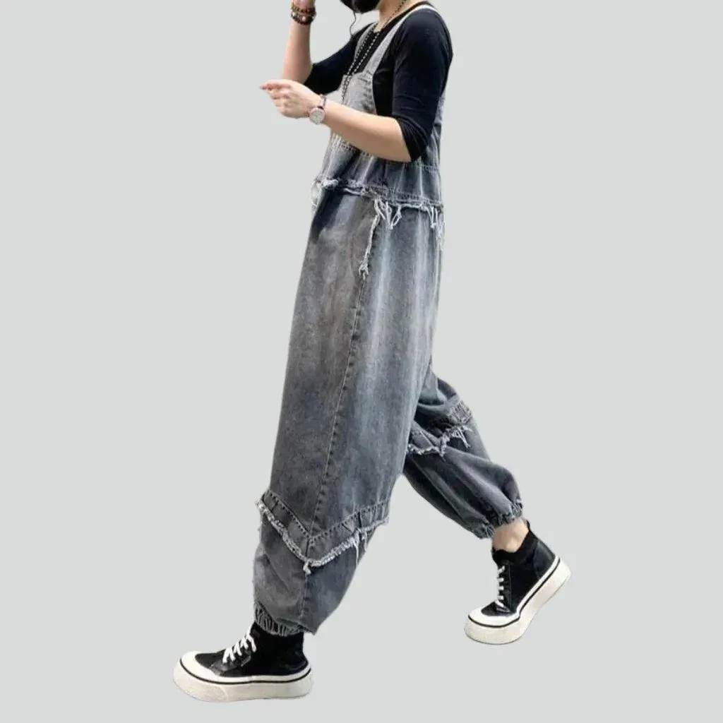 Fashion women's jean overall