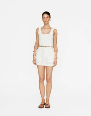 Frankie Mini Skirt (White)