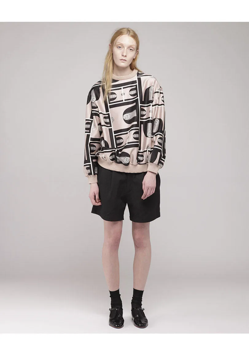 Geometric Print Jumper