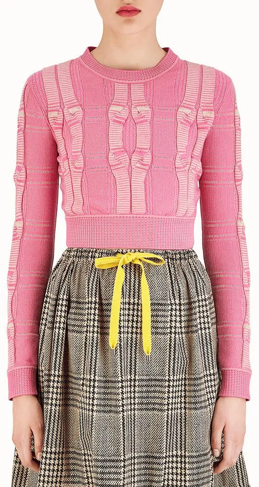 'Glen' Plaid Fabric Top and Skirt Set