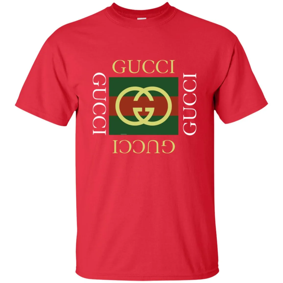 Gucci Logo Gift T-shirt Men Cotton T-Shirt