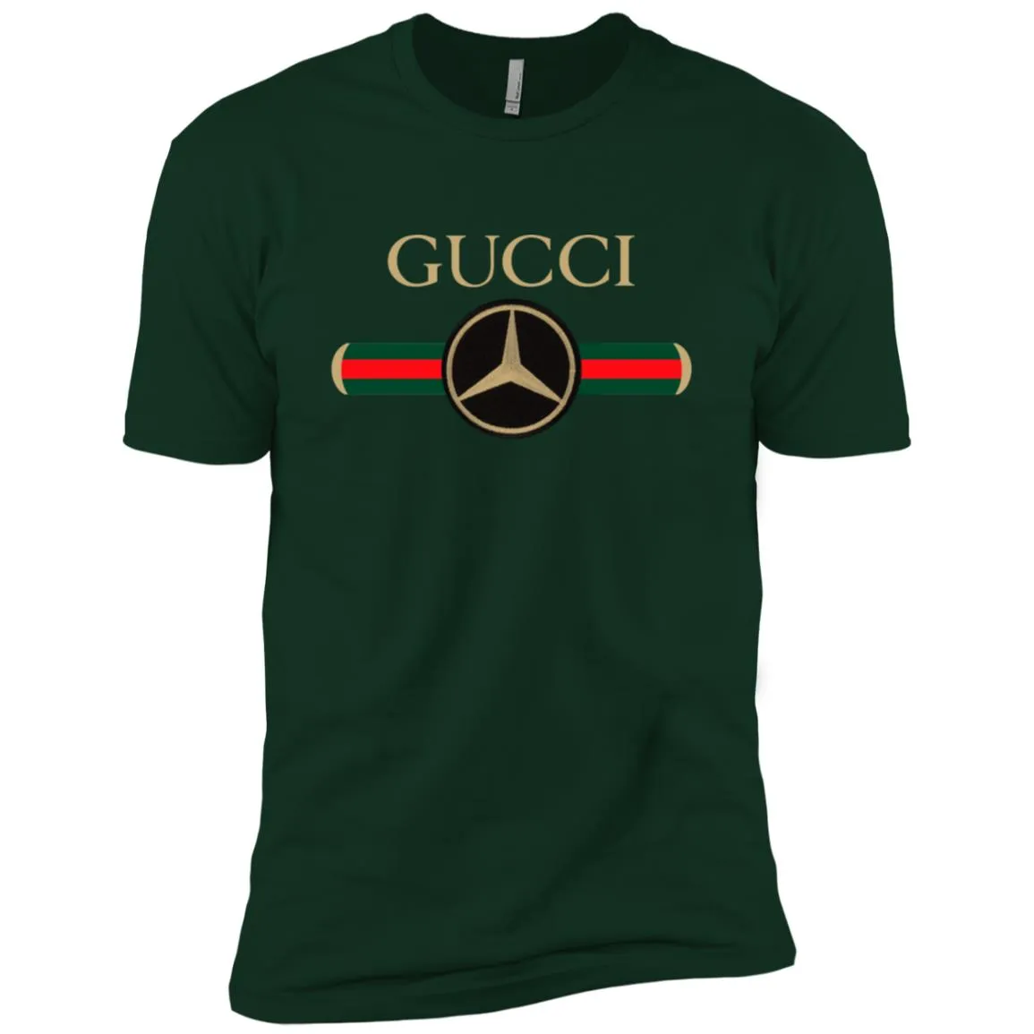 Gucci Mercedes T-shirt Men Short Sleeve T-Shirt