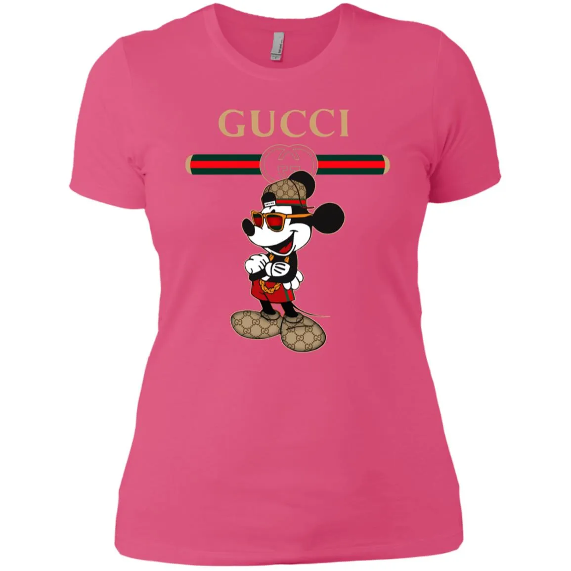 Gucci Mickey New Trending T-shirt Women Cotton T-Shirt