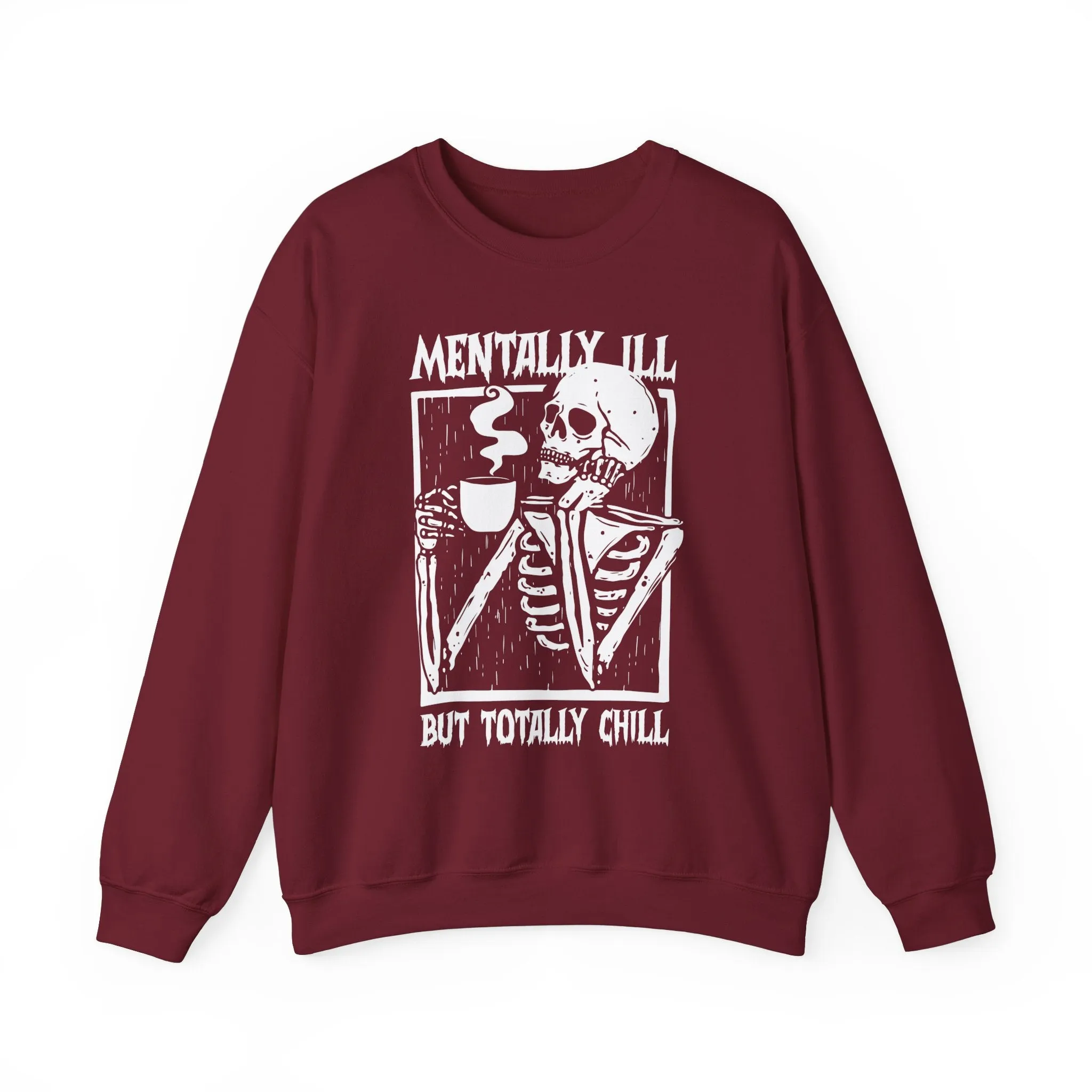 Halloween Mental Illness Crewneck Sweatshirt