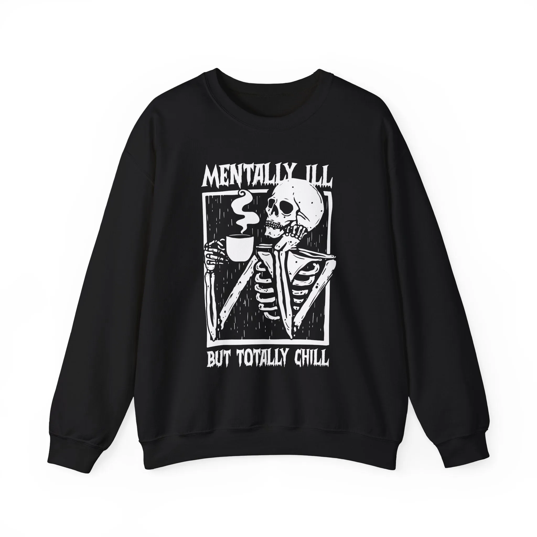 Halloween Mental Illness Crewneck Sweatshirt