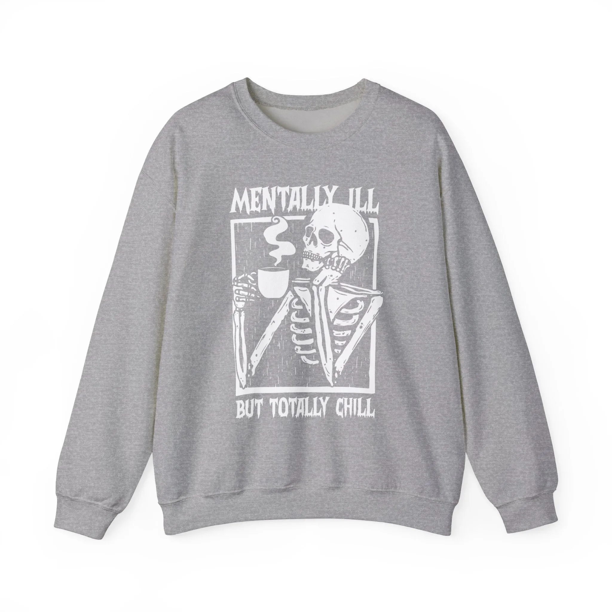 Halloween Mental Illness Crewneck Sweatshirt