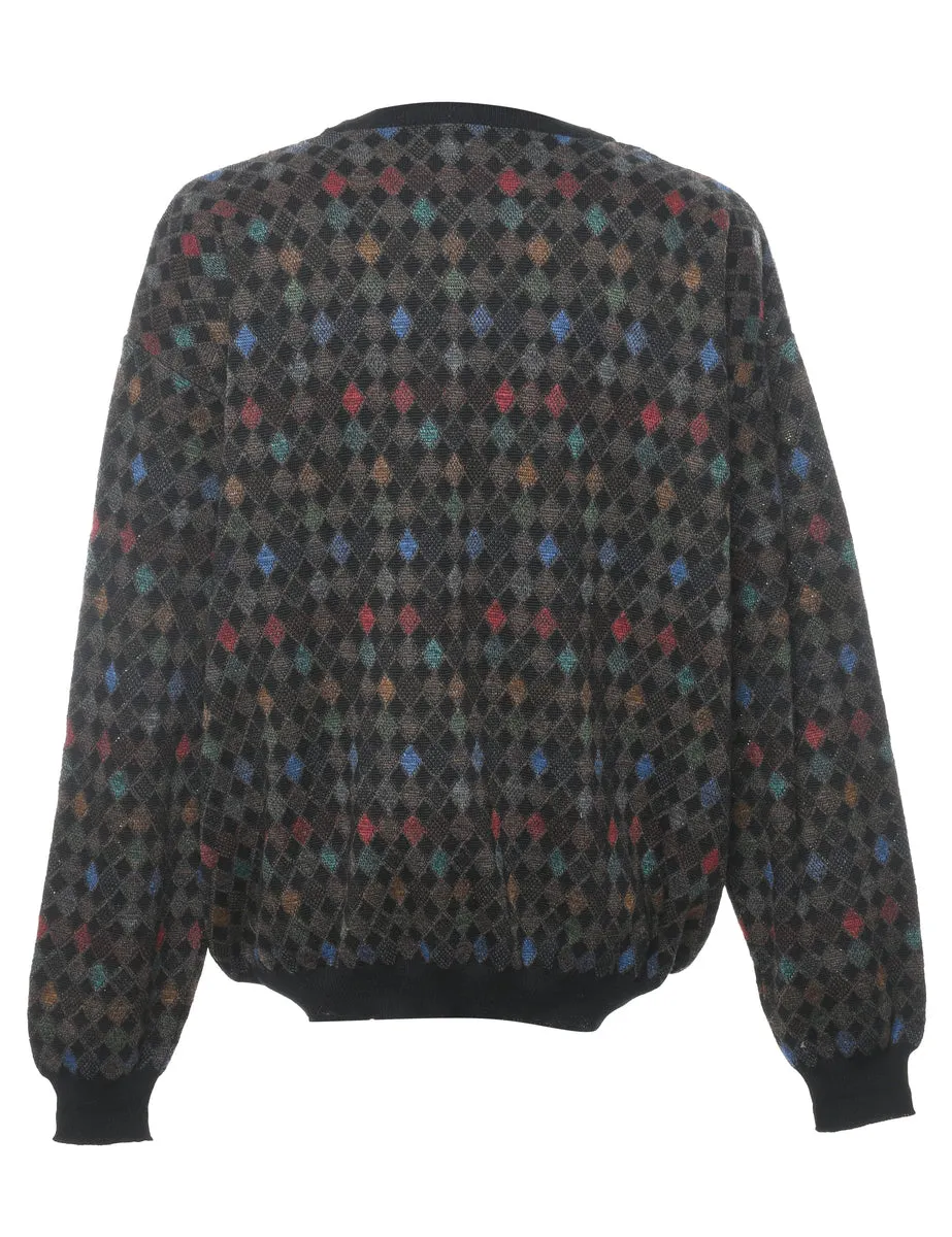 Harlequin Pattern Jumper - XL