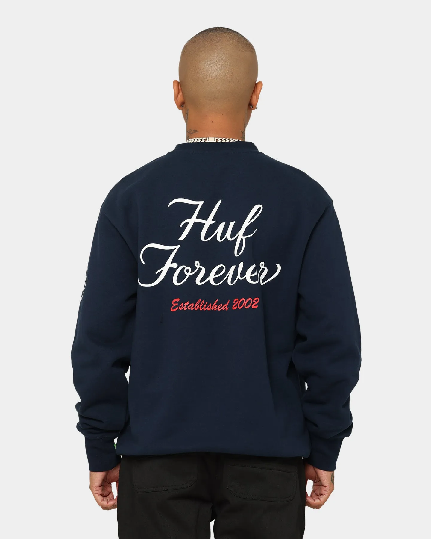 HUF Forever Crewneck Navy