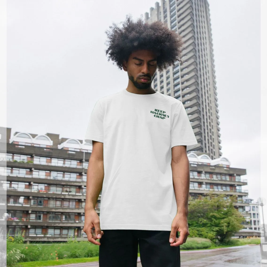 Keep Hackney Crap T-shirt small logo